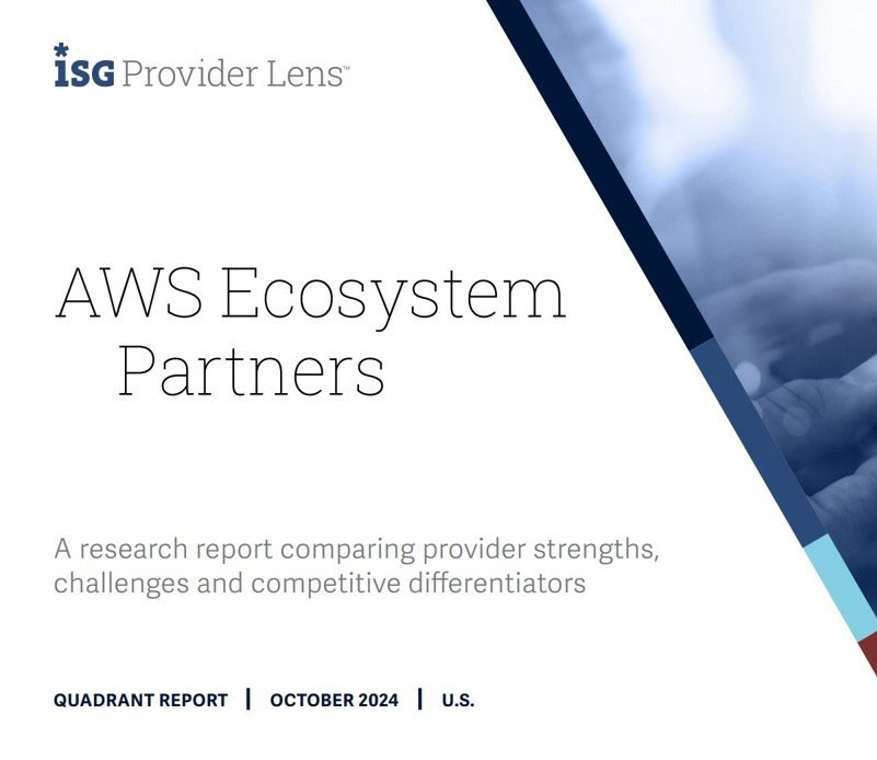 2024 ISG AWS Ecosystem Partners Report Cover | DXC Technology
