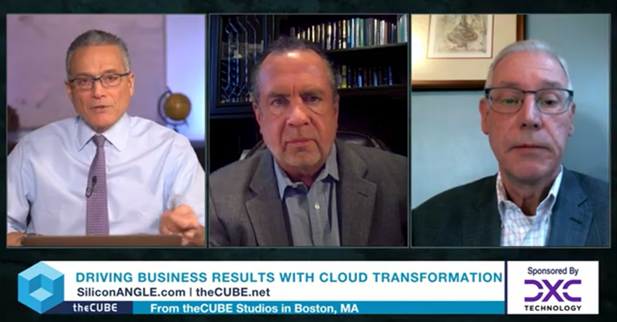 DXC's James Miller and Jay Dowling on theCUBE with Dave Vellante | DXC Technology