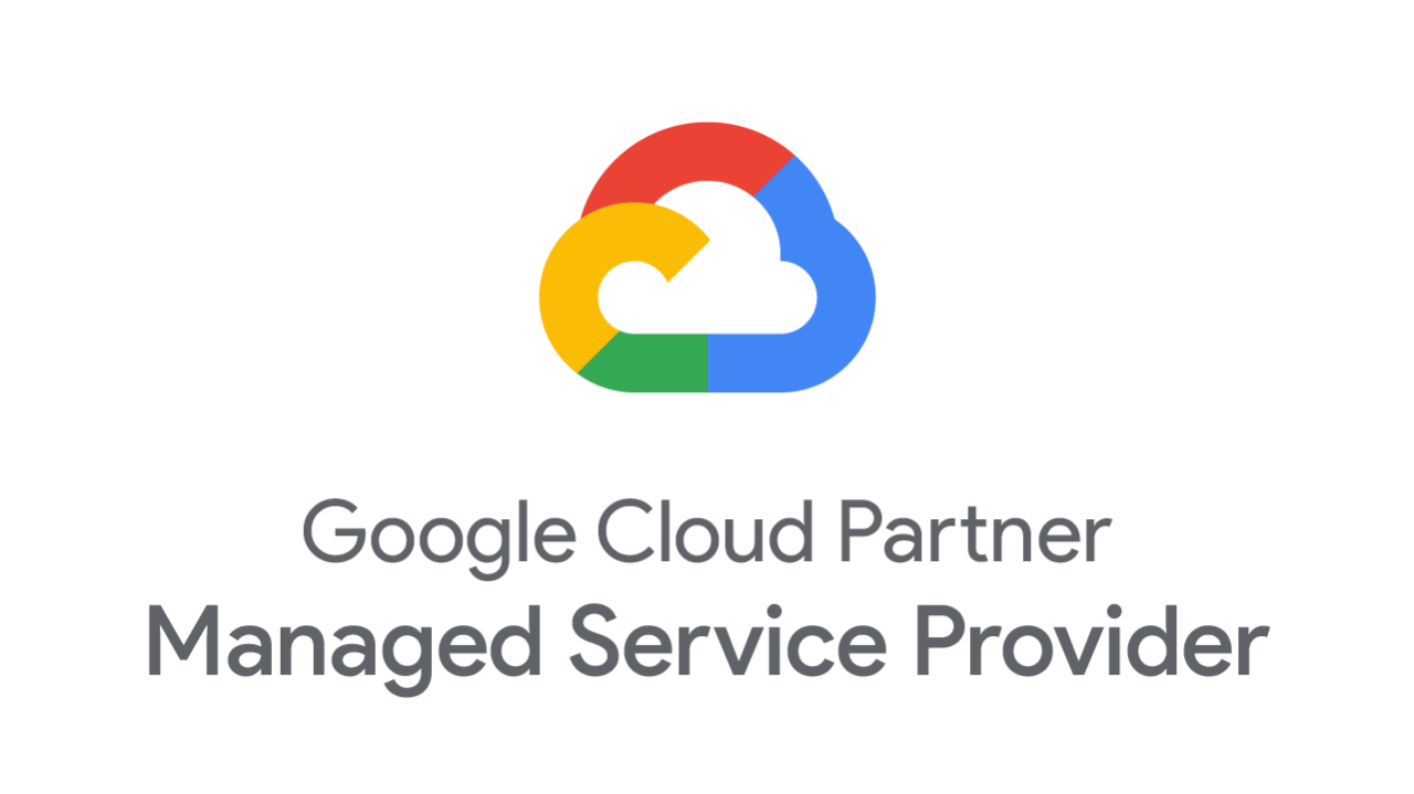 Partner award badge, Google Cloud Partner Managed Service Provider | DXC Technology  
