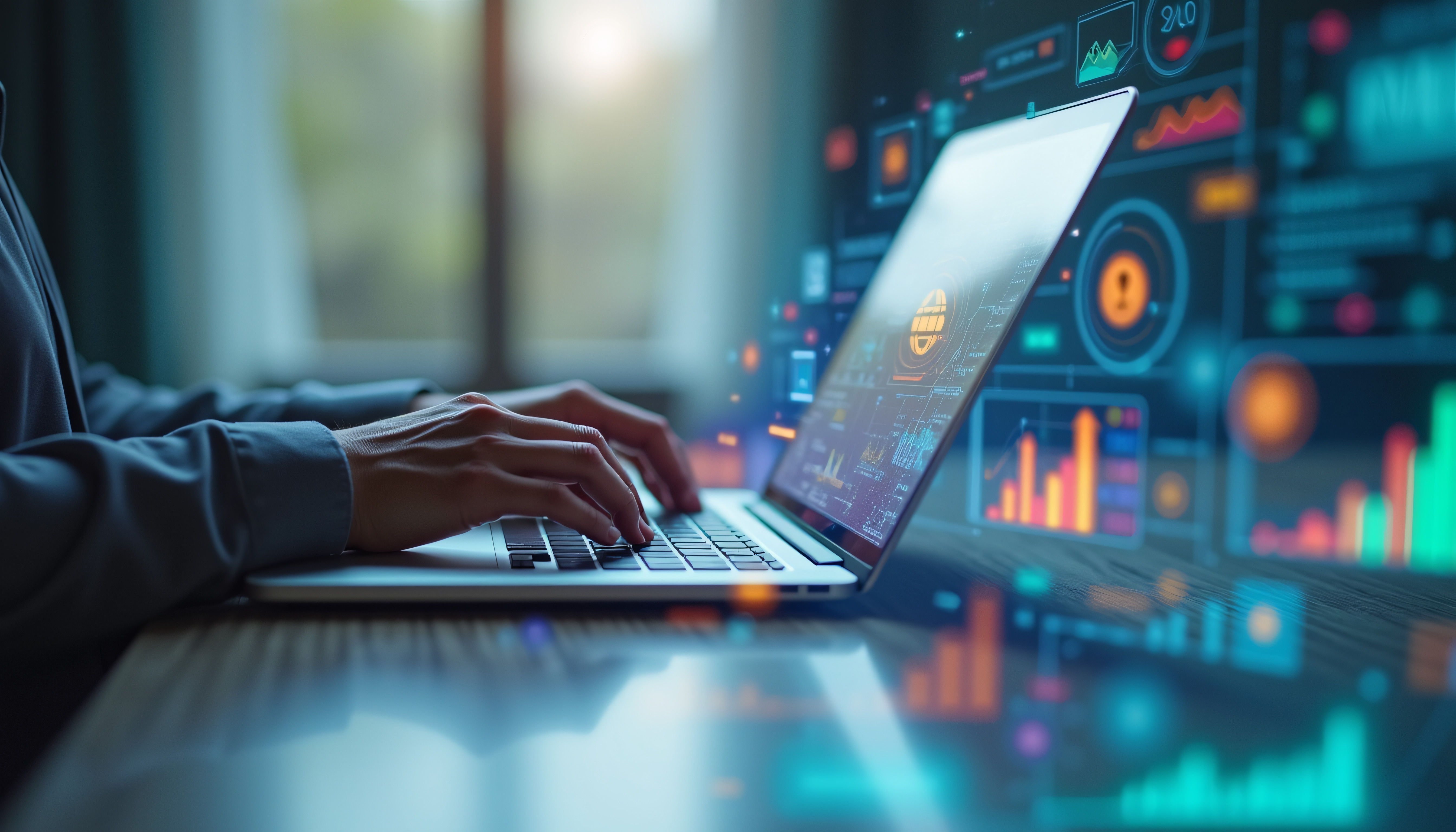 Man Working On Computer, representing formatting for Regulatory Submission Services in Life Sciences | DXC Technology
