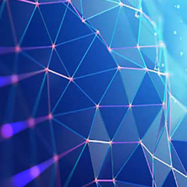 Blue hexagons AWS | DXC Technology