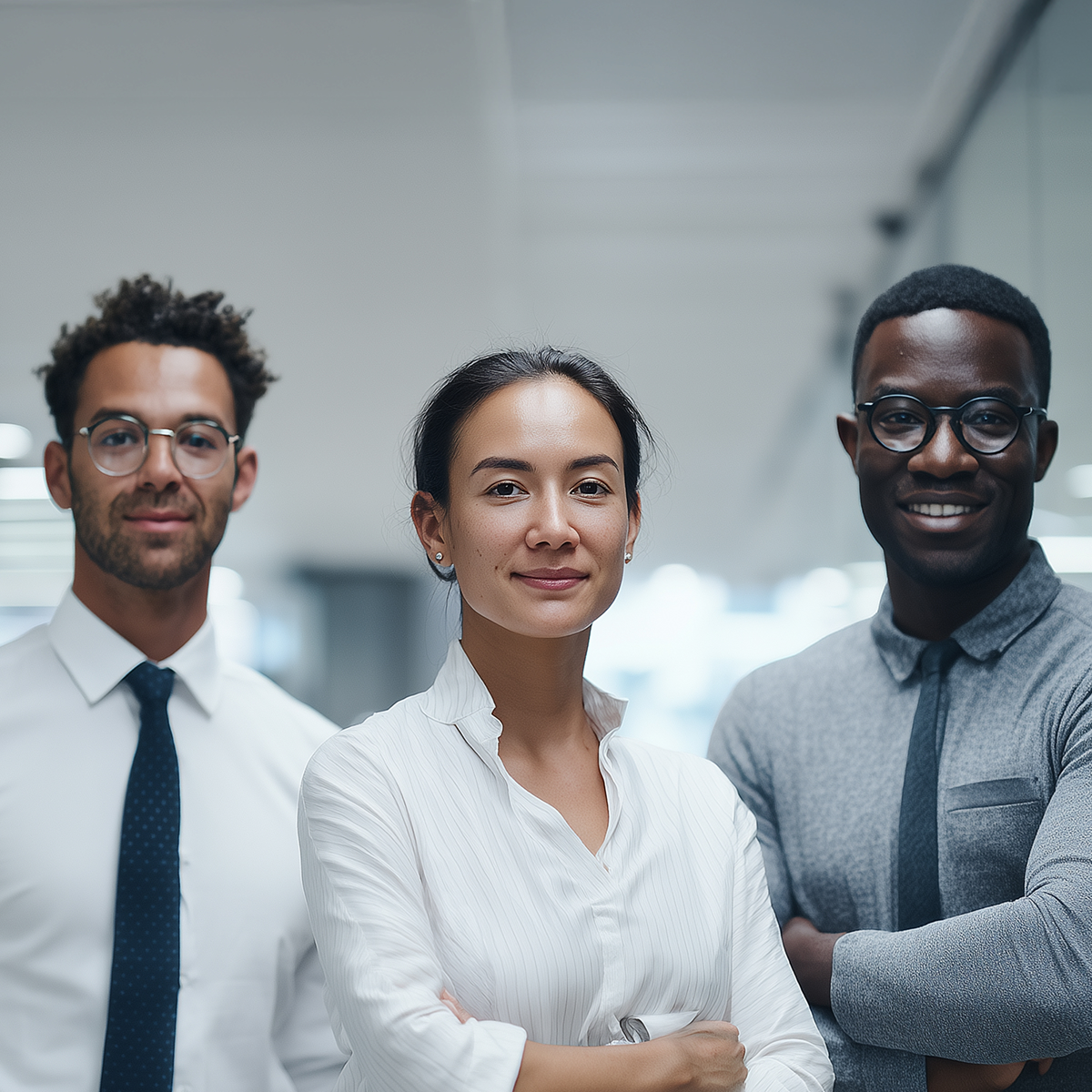 Coworkers having a meeting