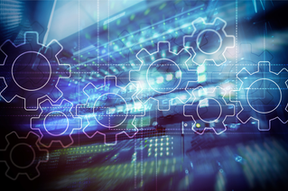 Gears mechanism indicating digital transformation,  Mainframe Modernization | DXC Technology