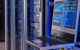 data center with server racks, Compute & Data Center | DXC Technology