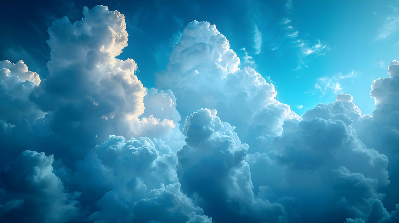 Data Ascension: Cloud Migration Symphony. Concept Data Migration, Cloud Computing, IT Infrastructure, Digital Transformation,