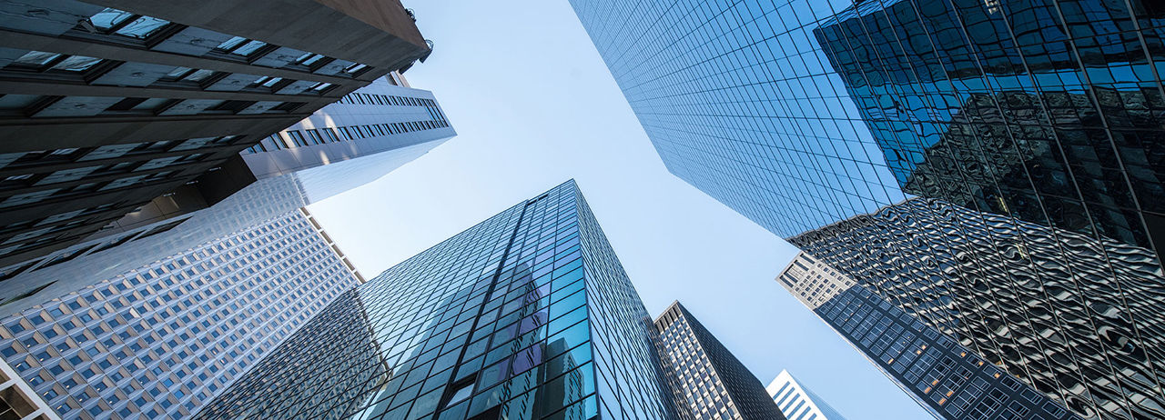 Hochhäuser und Büros in New York City, USA