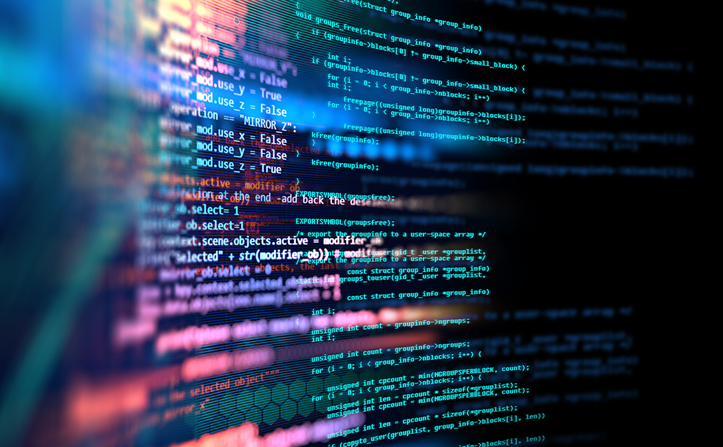 Programming code abstract technology background of software developer and  Computer script
