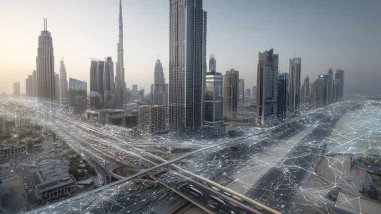 Tech-themed image of Singapore representing advanced cybersecurity systems | DXC Technology Insights 